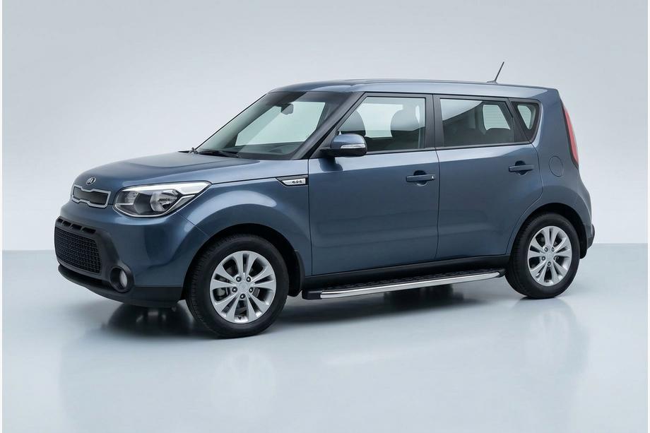 Kia Soul II 2013–2018 Sidosteg BlackLine (2 st, aluminium) Image