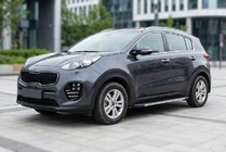Kia Sportage 2015–2021 Sidosteg Duru (2 st, aluminium) foto 1