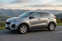 Kia Sportage 2015–2021 Sidosteg Bosphorus Black (2 st, aluminium) foto 1
