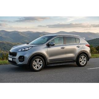 Sidosteg Bosphorus Black (2 st, aluminium) Kia Sportage 2015–2021 foto 1