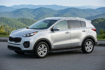 Kia Sportage 2015–2021 Sidosteg RedLine Black (2 st, aluminium) foto 1