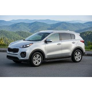 Sidosteg RedLine Black (2 st, aluminium) Kia Sportage 2015–2021 foto 1