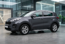 Kia Sportage 2015–2021 Sidosteg Rainbow (2 st, aluminium) foto 1