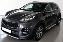 Kia Sportage 2015–2021 Sidosteg Allmond Grey (2 st, aluminium) foto 1