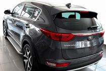 Kia Sportage 2015–2021 Sidosteg Maydos V2 (2 st, aluminium/rostfritt stål) foto 1