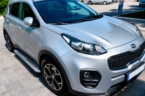 Kia Sportage 2015–2021 Sidosteg Maydos V2 (2 st, aluminium/rostfritt stål) foto 2
