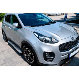 Sidosteg Maydos V2 (2 st, aluminium/rostfritt stål) Kia Sportage 2015–2021 foto 2