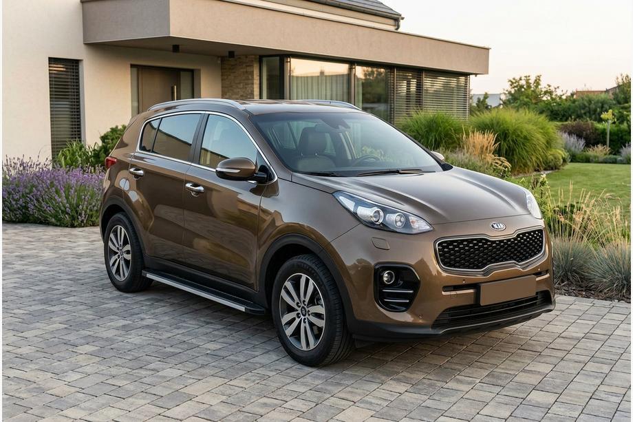 Kia Sportage 2015–2021 Sidosteg Maya V1 (2 st, aluminium) Image