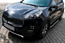 Kia Sportage 2015–2021 Sidosteg BlackLine (2 st, aluminium) foto 1