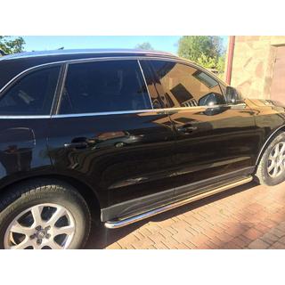 Sidosteg Premium (2 st, rostfritt stål) Audi Q5 2008–2017 foto 3