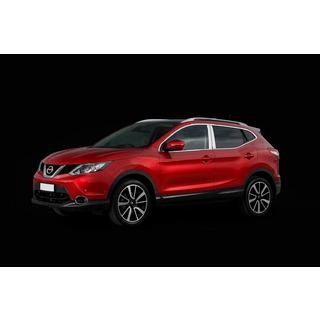 Kromade dörrstolpslister (4 st, rostfritt stål) Nissan Qashqai 2014–2021 foto 3