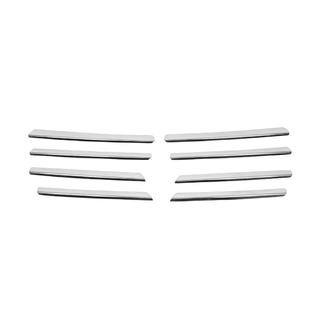 Kromlister till grill 2001-2007 (8 st, rostfritt) Opel Vivaro 2001–2015 foto 3