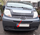 Renault Trafic 2001–2015 Vintertäckning för nedre grill (under registreringsskylten) 2007-2015, Matt foto 1