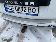 Dacia Duster 2008–2018 Lastskydd för bakre stötfångare Carmos V1 med bock (rostfritt stål) foto 2