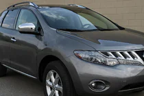 Nissan Murano 2002–2008 Kromade spegelkåpor (2008-2010, 2 st, rostfritt stål) foto 3