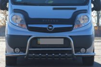 Renault Trafic 2001–2015 Frontbåge med sidobågar Exclusive (rostfritt) foto 2