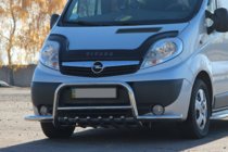 Renault Trafic 2001–2015 Frontbåge med sidobågar Exclusive (rostfritt) foto 4