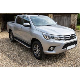 Sidosteg Maydos V1 (2 st, aluminium / rostfritt) Toyota Hilux 2015– foto 1