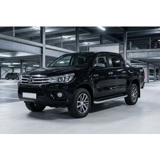 Sidosteg Tayga Grey (2 st, aluminium) Toyota Hilux 2015– foto 1