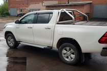 Toyota Hilux 2015– Sidosteg Allmond Grey (2 st, aluminium) foto 5