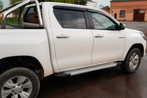 Toyota Hilux 2015– Sidosteg Allmond Grey (2 st, aluminium) foto 7