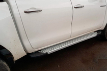 Toyota Hilux 2015– Sidosteg Allmond Grey (2 st, aluminium) foto 8