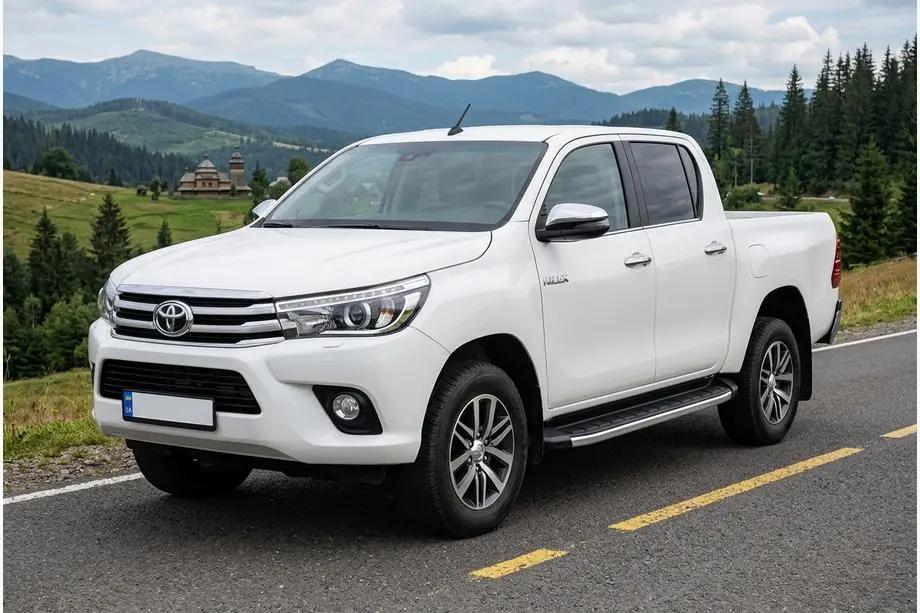 Toyota Hilux 2015– Sidosteg Fullmond (2 st, aluminium) Image
