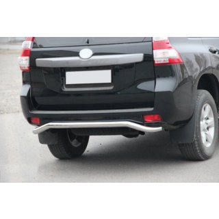 Bakre skyddsbåge AK008 (rostfritt stål) Toyota Land Cruiser Prado 150 2009–2023 foto 4