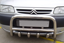 Citroen Berlingo 1996–2008 Frontbåge QT006 (rostfri) foto 1