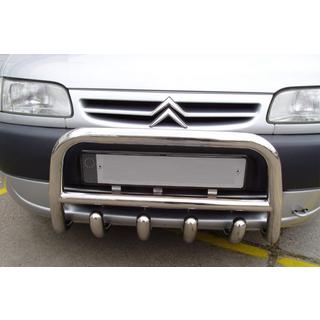 Frontbåge QT006 (rostfri) Citroen Berlingo 1996–2008
