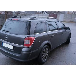 Aluminium takrails (Caravan, krom) Opel Astra H 2004–2013 foto 2