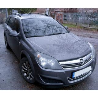 Aluminium takrails (Caravan, krom) Opel Astra H 2004–2013 foto 1