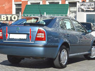 Skoda Octavia I Tour A4 1996–2010 Kromlist till baklucka (rostfritt stål) foto 2
