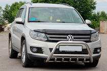 Volkswagen Tiguan 2007–2016 Frontbåge WT003 (rostfritt stål) 60 mm, utan text foto 1