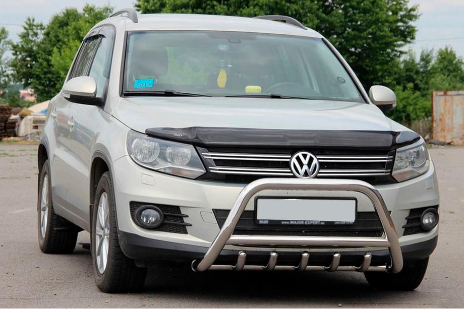Volkswagen Tiguan 2007–2016 Frontbåge WT003 (rostfritt stål) 60 mm, utan text Image