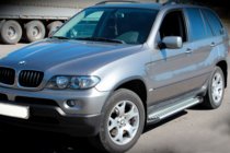 BMW X5 E53 1999–2006 Sidosteg Allmond Grey (2 st, aluminium) foto 2