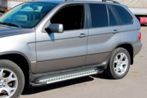 BMW X5 E53 1999–2006 Sidosteg Allmond Grey (2 st, aluminium) foto 3