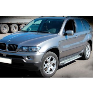 Sidosteg Allmond Grey (2 st, aluminium) BMW X5 E53 1999–2006 foto 2