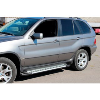 Sidosteg Allmond Grey (2 st, aluminium) BMW X5 E53 1999–2006 foto 3