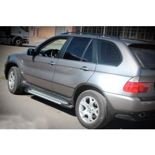 Sidosteg Allmond Grey (2 st, aluminium) BMW X5 E53 1999–2006 foto 4