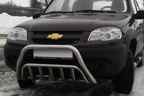 Chevrolet Niva 1998–2020 Frontbåge WT002 (rostfri) foto 1