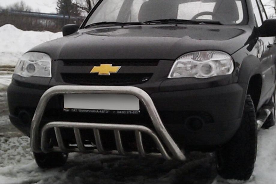 Chevrolet Niva 1998–2020 Frontbåge WT002 (rostfri) Image