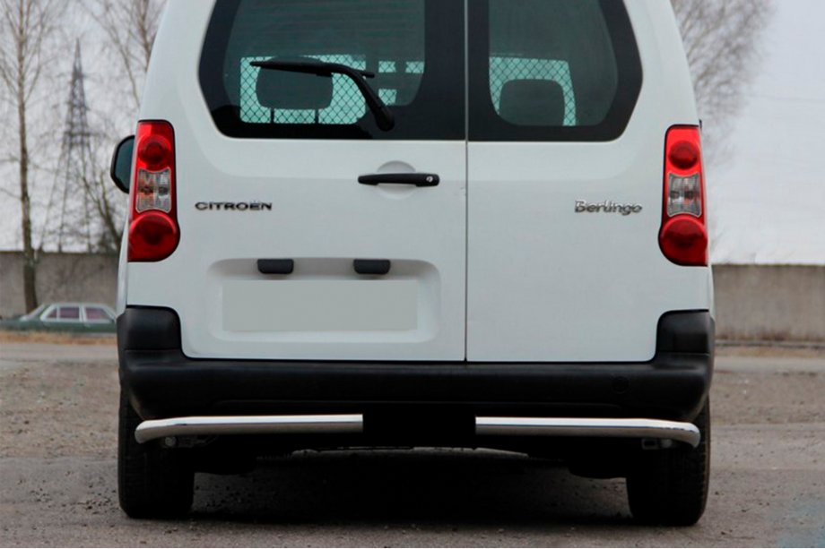 Peugeot Partner Tepee 2008–2018 Bakre hörnskydd AK-003 (rostfritt stål) Image