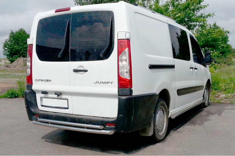 Fiat Scudo 2007–2015 Bakre båge AK002-Dubbel (rostfritt) Image