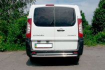 Peugeot Expert 2007–2016 Bakre skyddsbåge AK-002 (dubbel, rostfri) foto 2