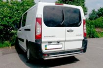 Peugeot Expert 2007–2016 Bakre skyddsbåge AK-002 (dubbel, rostfri) foto 3