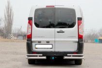 Peugeot Expert 2007–2016 Bakre hörnskydd AK-003-Double (2 st, rostfritt) foto 2