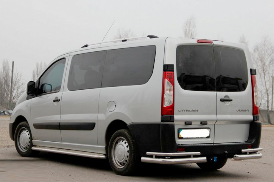 Peugeot Expert 2007–2016 Bakre hörnskydd AK-003-Double (2 st, rostfritt) Foto 3