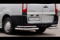 Citroen Jumpy 2007–2017 Bakre hörnskydd Double (2 st, rostfritt) foto 1