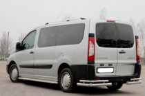 Citroen Jumpy 2007–2017 Bakre hörnskydd Double (2 st, rostfritt) foto 2